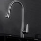 Modern Faucet 1-Handle 1-Hole Copper with Pull out Sprayer Gooseneck Faucet Clearhalo 'Home Improvement' 'home_improvement' 'home_improvement_kitchen_faucets' 'Kitchen Faucets' 'Kitchen Remodel & Kitchen Fixtures' 'Kitchen Sinks & Faucet Components' 'kitchen_faucets' 1200x1200_1d0509d1-88d0-40c8-8ec0-620536ddc65a