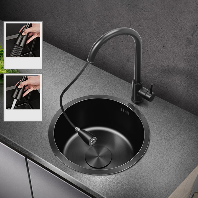 Classic Round Sink Stainless Steel Drop-In Friction Resistant Round Sink for Kitchen Clearhalo 'Home Improvement' 'home_improvement' 'home_improvement_kitchen_sinks' 'Kitchen Remodel & Kitchen Fixtures' 'Kitchen Sinks & Faucet Components' 'Kitchen Sinks' 'kitchen_sinks' 1200x1200_1d0cc742-c55c-4bb6-901f-7278e6e41f79