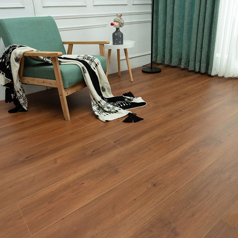 Modern E0 Solid Wood Laminate Flooring in Natural, Click-Lock, Waterproof Clearhalo 'Flooring 'Home Improvement' 'home_improvement' 'home_improvement_laminate_flooring' 'Laminate Flooring' 'laminate_flooring' Walls and Ceiling' 1200x1200_1d38f732-ce65-4be5-a12d-8f7047c9085c