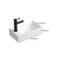 Modern Vessel Sink Rectangular Porcelain Wall Mount Bathroom Sink(Not Included Faucet) Clearhalo 'Bathroom Remodel & Bathroom Fixtures' 'Bathroom Sinks & Faucet Components' 'Bathroom Sinks' 'bathroom_sink' 'Home Improvement' 'home_improvement' 'home_improvement_bathroom_sink' 1200x1200_1d3fcf59-964c-48c0-b525-75002fd493cc
