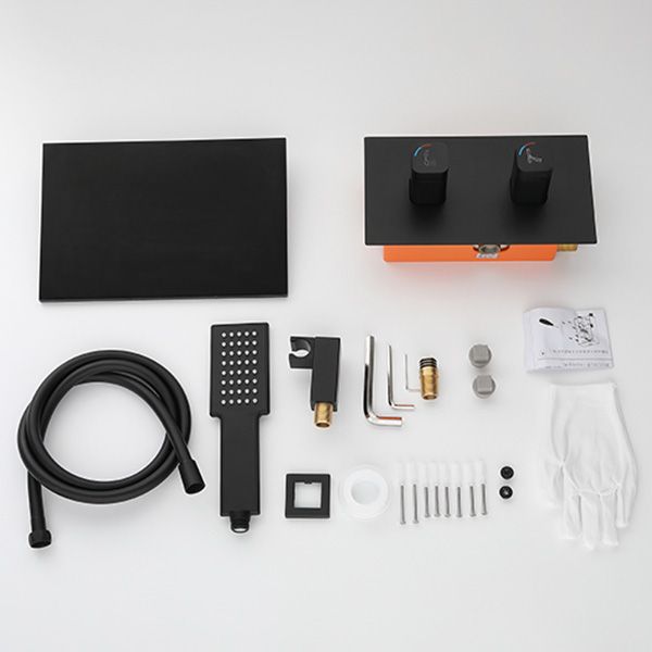 Modern Bathroom Faucet Copper Wall Mounted Waterfall Bathtub Faucet Clearhalo 'Bathroom Remodel & Bathroom Fixtures' 'Bathtub Faucets' 'bathtub_faucets' 'Home Improvement' 'home_improvement' 'home_improvement_bathtub_faucets' 1200x1200_1d4a2aa5-ca81-4c4b-b525-fee342b233b8