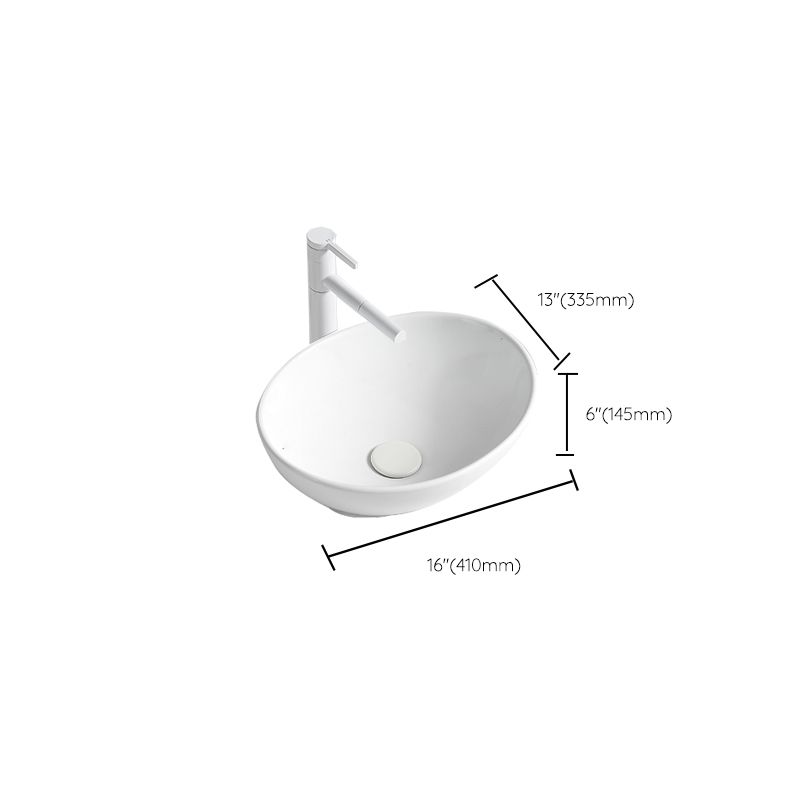 White Trough Bathroom Sink Modern Porcelain Trough Bathroom Sink Clearhalo 'Bathroom Remodel & Bathroom Fixtures' 'Bathroom Sinks & Faucet Components' 'Bathroom Sinks' 'bathroom_sink' 'Home Improvement' 'home_improvement' 'home_improvement_bathroom_sink' 1200x1200_1d8fafd9-98e2-40c6-98b6-b7e3dfb34575