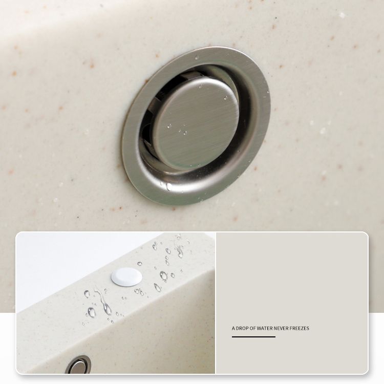 Beige Granite Kitchen Sink with Basket Strainer 2 Holes Sink Clearhalo 'Home Improvement' 'home_improvement' 'home_improvement_kitchen_sinks' 'Kitchen Remodel & Kitchen Fixtures' 'Kitchen Sinks & Faucet Components' 'Kitchen Sinks' 'kitchen_sinks' 1200x1200_1d9f8383-a2fc-40cd-a8d8-52cb674254ac