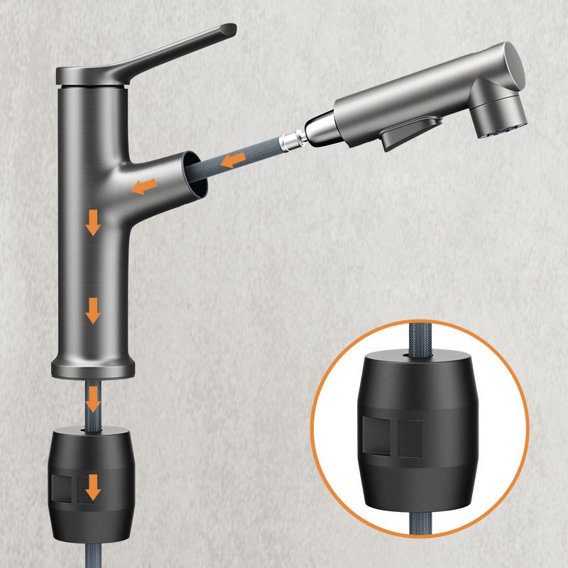 Modern Centerset Faucet Copper Centerset Lavatory Faucet for Bathroom Clearhalo 'Bathroom Remodel & Bathroom Fixtures' 'Bathroom Sink Faucets' 'Bathroom Sinks & Faucet Components' 'bathroom_sink_faucets' 'Home Improvement' 'home_improvement' 'home_improvement_bathroom_sink_faucets' 1200x1200_1db98849-793d-4d06-9b81-8c1cb74bbe24