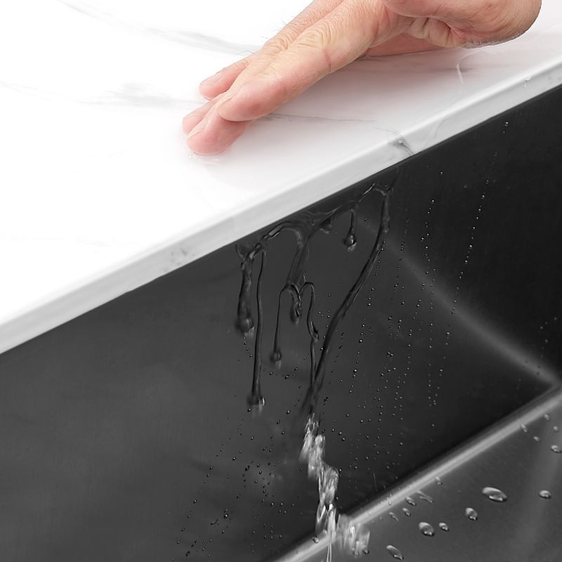 Stainless Steel Kitchen Sink Modern Bar Sink with Drain Strainer Kit Clearhalo 'Home Improvement' 'home_improvement' 'home_improvement_kitchen_sinks' 'Kitchen Remodel & Kitchen Fixtures' 'Kitchen Sinks & Faucet Components' 'Kitchen Sinks' 'kitchen_sinks' 1200x1200_1dcdbe0c-134e-4623-95d8-91d00531931f