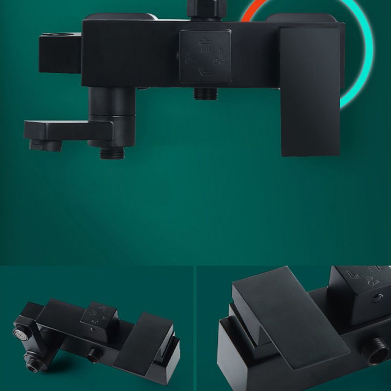 Black Shower Set Full Constant Temperature Copper Bathroom Lift Bath Booster Shower Head Clearhalo 'Bathroom Remodel & Bathroom Fixtures' 'Home Improvement' 'home_improvement' 'home_improvement_shower_faucets' 'Shower Faucets & Systems' 'shower_faucets' 'Showers & Bathtubs Plumbing' 'Showers & Bathtubs' 1200x1200_1ded7200-0b7f-4e42-a2a2-df089d3529f6