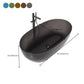 Bathroom Acrylic Oval Tub Soaking Freestanding Bathtub , 22.05" Tall Clearhalo 'Bathroom Remodel & Bathroom Fixtures' 'Bathtubs' 'Home Improvement' 'home_improvement' 'home_improvement_bathtubs' 'Showers & Bathtubs' 1200x1200_1e105e54-a275-4b49-b90e-bf53fb1ebf60