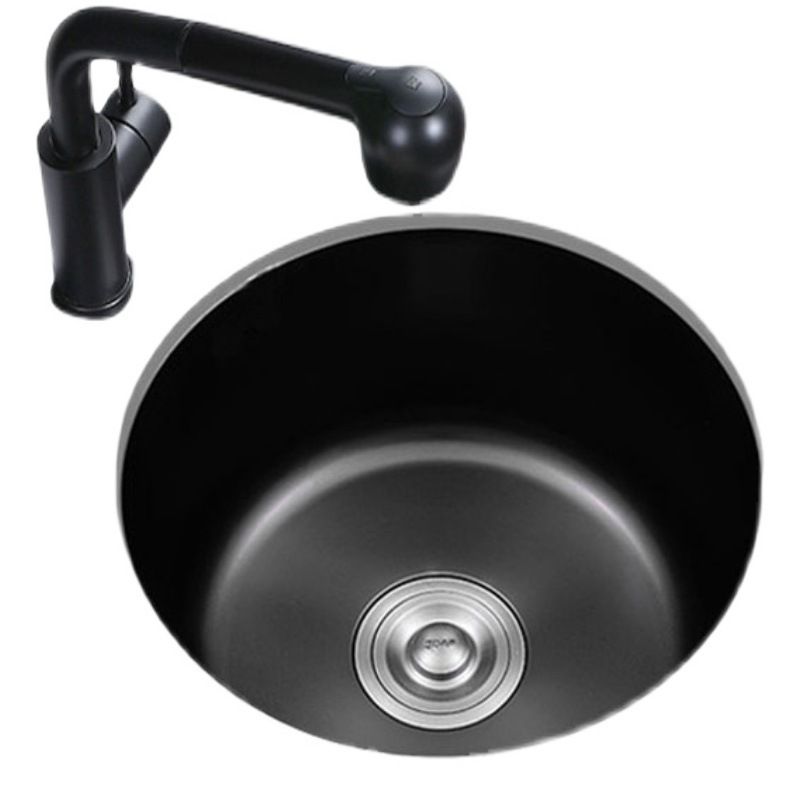 Contemporary Style Kitchen Sink Stainless Steel Round Drop-In Kitchen Sink Clearhalo 'Home Improvement' 'home_improvement' 'home_improvement_kitchen_sinks' 'Kitchen Remodel & Kitchen Fixtures' 'Kitchen Sinks & Faucet Components' 'Kitchen Sinks' 'kitchen_sinks' 1200x1200_1e3c13ae-3606-492a-85b4-68dab5ac6dab