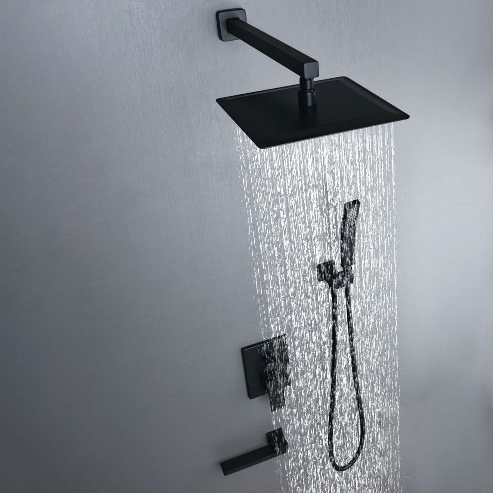 Modern Shower Head Combo Brass Temperature Control Ceiling Mounted Shower Faucet Clearhalo 'Bathroom Remodel & Bathroom Fixtures' 'Home Improvement' 'home_improvement' 'home_improvement_shower_faucets' 'Shower Faucets & Systems' 'shower_faucets' 'Showers & Bathtubs Plumbing' 'Showers & Bathtubs' 1200x1200_1e41947d-e391-4982-9616-de1ef80dcd9f
