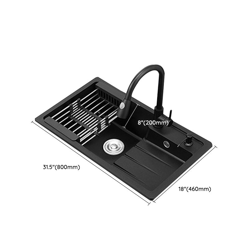 Contemporary Style Kitchen Sink Stainless Steel Kitchen Double Sink with Soap Dispenser Clearhalo 'Home Improvement' 'home_improvement' 'home_improvement_kitchen_sinks' 'Kitchen Remodel & Kitchen Fixtures' 'Kitchen Sinks & Faucet Components' 'Kitchen Sinks' 'kitchen_sinks' 1200x1200_1e46aa06-9655-4c86-99cd-39465353fa65