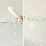 Contemporary Bathroom Faucet Wall Mounted White One Handle Fixed Clawfoot Tub Faucets Clearhalo 'Bathroom Remodel & Bathroom Fixtures' 'Bathtub Faucets' 'bathtub_faucets' 'Home Improvement' 'home_improvement' 'home_improvement_bathtub_faucets' 1200x1200_1e503c7f-7671-4b8f-8e8d-b597bd6482b0