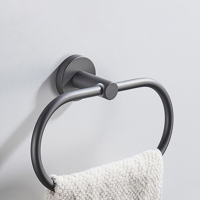 Traditional Gray Brass Bath Hardware Set Towel Bar Bathroom Hardware Set Clearhalo 'Bathroom Hardware Sets' 'Bathroom Hardware' 'Bathroom Remodel & Bathroom Fixtures' 'bathroom_hardware_sets' 'Home Improvement' 'home_improvement' 'home_improvement_bathroom_hardware_sets' 1200x1200_1e5054ff-c01f-441a-b65c-880ed49c92db