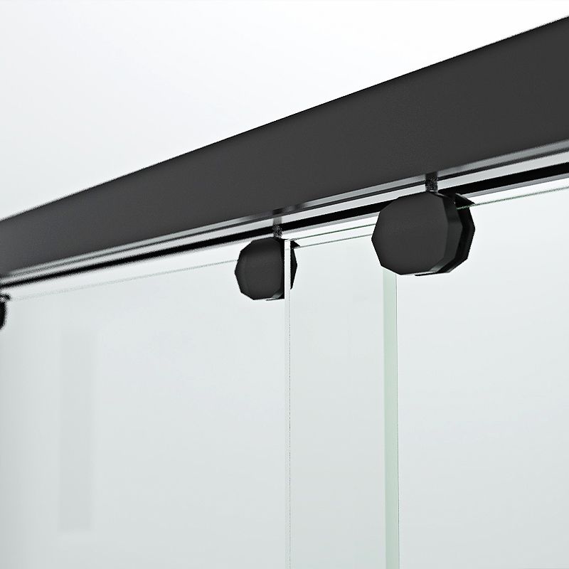 Semi Frameless Transparent Shower Bath Door Double Sliding Shower Bath Door Clearhalo 'Bathroom Remodel & Bathroom Fixtures' 'Home Improvement' 'home_improvement' 'home_improvement_shower_tub_doors' 'Shower and Tub Doors' 'shower_tub_doors' 'Showers & Bathtubs' 1200x1200_1e524eb1-97eb-4283-825d-44dd942ba09c