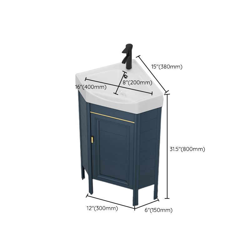 Gorgeous Sink Cabinet Blue Tone Free-standing Corner Bathroom Vanity Clearhalo 'Bathroom Remodel & Bathroom Fixtures' 'Bathroom Vanities' 'bathroom_vanities' 'Home Improvement' 'home_improvement' 'home_improvement_bathroom_vanities' 1200x1200_1e56c46c-5e5c-4ae9-9a68-76ab8b32fb12