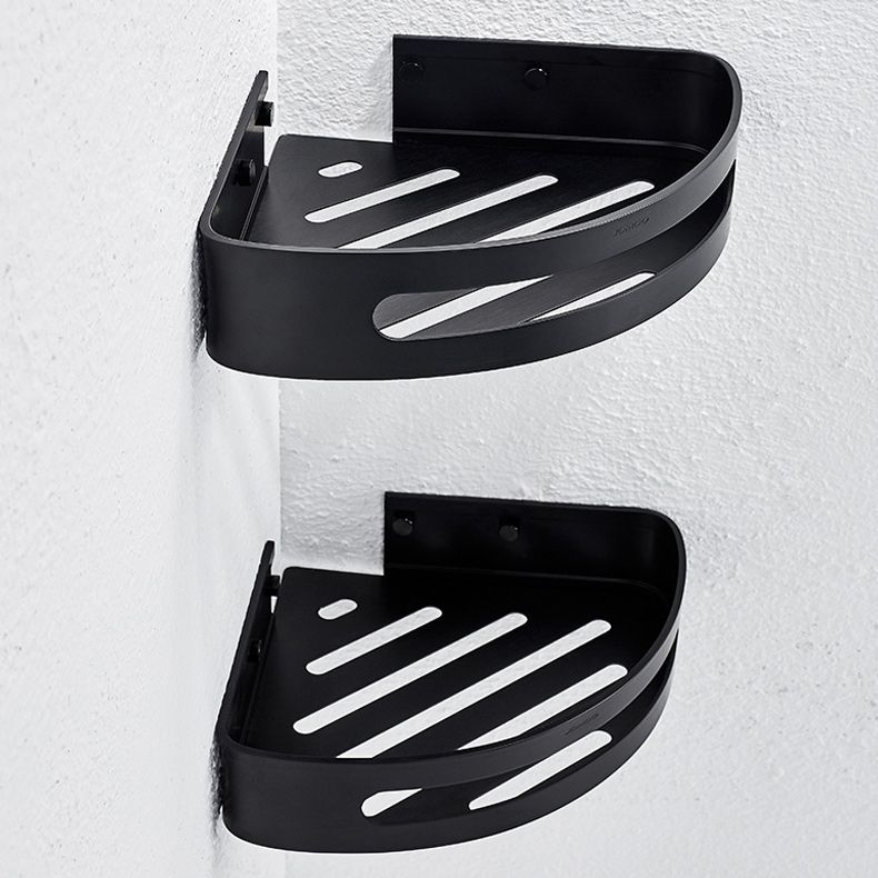 Modern Bathroom Accessory Set Metal Bathroom Hardware in Matte Black Clearhalo 'Bathroom Hardware Sets' 'Bathroom Hardware' 'Bathroom Remodel & Bathroom Fixtures' 'bathroom_hardware_sets' 'Home Improvement' 'home_improvement' 'home_improvement_bathroom_hardware_sets' 1200x1200_1e94c332-df73-499a-8e88-5c5373f71a0f