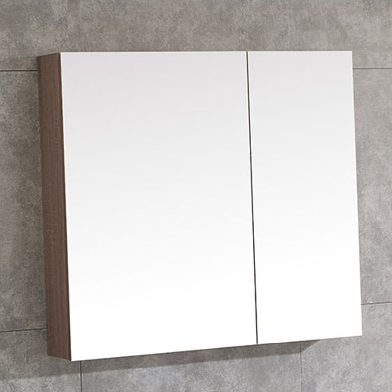 Wood Bathroom Vanity Rectangle Single Sink Mirror Freestanding Vanity Set with 2 Doors Clearhalo 'Bathroom Remodel & Bathroom Fixtures' 'Bathroom Vanities' 'bathroom_vanities' 'Home Improvement' 'home_improvement' 'home_improvement_bathroom_vanities' 1200x1200_1ec3c324-7309-4876-a997-09f54f62f083