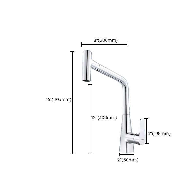 High Arch Kitchen Faucet Stainless Steel Kitchen Faucet with No Sensor Clearhalo 'Home Improvement' 'home_improvement' 'home_improvement_kitchen_faucets' 'Kitchen Faucets' 'Kitchen Remodel & Kitchen Fixtures' 'Kitchen Sinks & Faucet Components' 'kitchen_faucets' 1200x1200_1eeff69a-daac-4b23-9dad-5ca3e4aca954