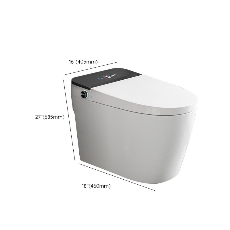 Contemporary Floor Standing Bidet in White Elongated Toilet Clearhalo 'Bathroom Remodel & Bathroom Fixtures' 'Bidets' 'Home Improvement' 'home_improvement' 'home_improvement_bidets' 'Toilets & Bidets' 1200x1200_1f0efae0-062b-426b-9843-009609398c49