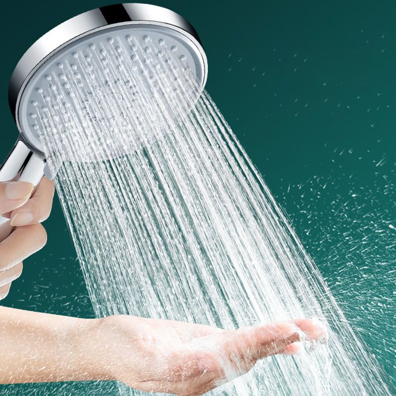 Round Handheld Shower Head Self-Cleaning Wall-Mount Shower Head Clearhalo 'Bathroom Remodel & Bathroom Fixtures' 'Home Improvement' 'home_improvement' 'home_improvement_shower_heads' 'Shower Heads' 'shower_heads' 'Showers & Bathtubs Plumbing' 'Showers & Bathtubs' 1200x1200_1f344b4f-cbbb-4812-99e4-9bcf25215975