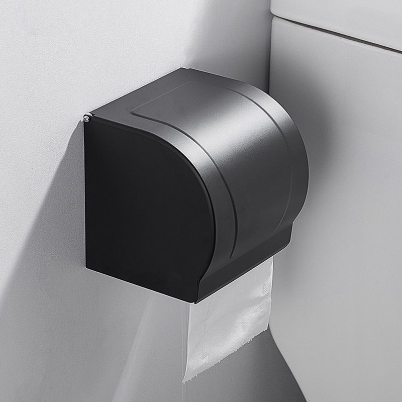 Modern Bathroom Hardware Set Matte Black Metal Bathroom Accessory Kit Anti-rust Clearhalo 'Bathroom Hardware Sets' 'Bathroom Hardware' 'Bathroom Remodel & Bathroom Fixtures' 'bathroom_hardware_sets' 'Home Improvement' 'home_improvement' 'home_improvement_bathroom_hardware_sets' 1200x1200_1f3ac75d-c79d-492b-981e-7c22af59c427