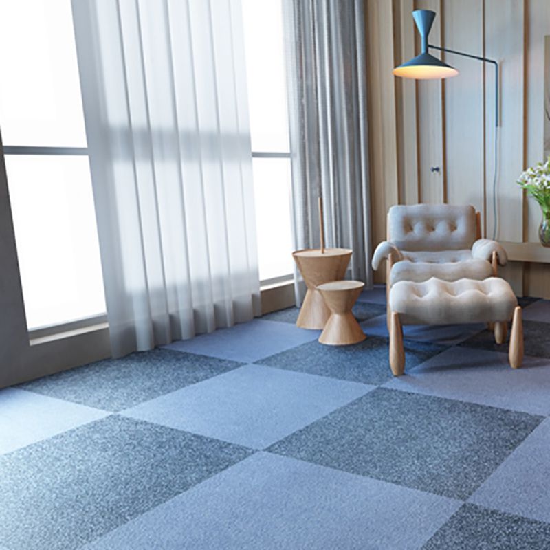 Indoor Carpet Tiles Solid Color Level Loop Stain Resistant Carpet Tiles Clearhalo 'Carpet Tiles & Carpet Squares' 'carpet_tiles_carpet_squares' 'Flooring 'Home Improvement' 'home_improvement' 'home_improvement_carpet_tiles_carpet_squares' Walls and Ceiling' 1200x1200_1f3b0fbb-b420-46b8-90ff-ab9464ed5c8d