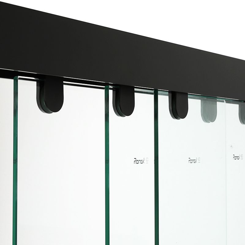 Triple Linkage Double Sliding Shower Door Tempered Glass Shower Door Clearhalo 'Bathroom Remodel & Bathroom Fixtures' 'Home Improvement' 'home_improvement' 'home_improvement_shower_tub_doors' 'Shower and Tub Doors' 'shower_tub_doors' 'Showers & Bathtubs' 1200x1200_1f433d82-e9a1-4f58-8426-9043f945385c
