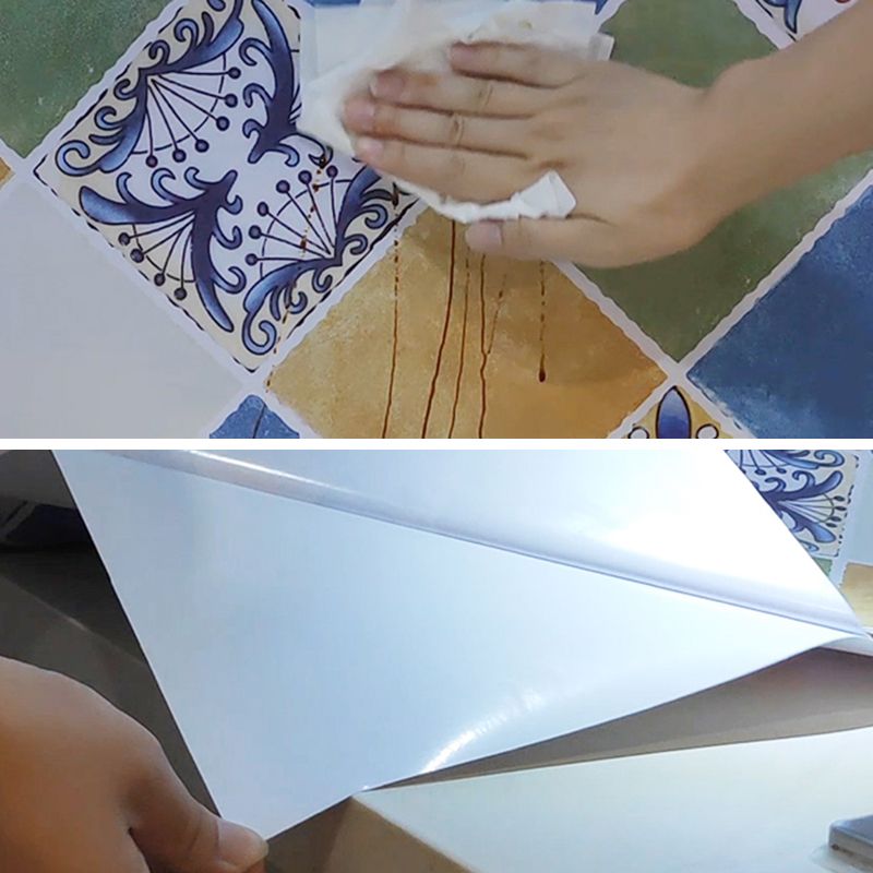 Rectangular Wall Tile Peel and Stick Geometric Print Stick Kitchen Wallpaper Clearhalo 'Flooring 'Home Improvement' 'home_improvement' 'home_improvement_peel_stick_blacksplash' 'Peel & Stick Backsplash Tile' 'peel_stick_blacksplash' 'Walls & Ceilings' Walls and Ceiling' 1200x1200_1f6dd409-1f25-4f9f-99dc-f08ac0c013f7