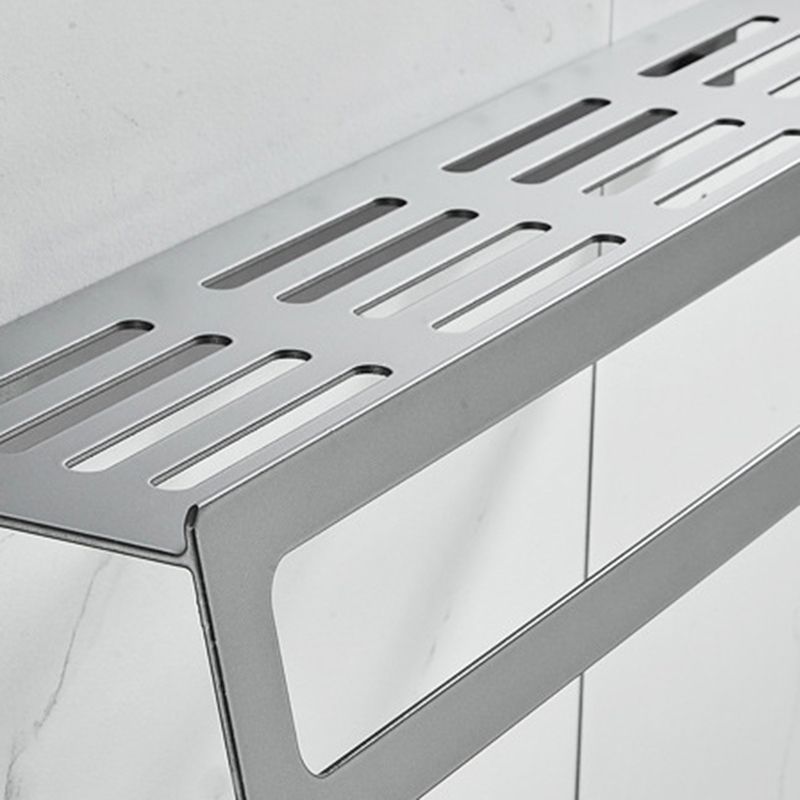 7-Piece Bathroom Hardware Set Matte Black/Gray with Bath Shelf/Towel Bar/Robe Hooks Clearhalo 'Bathroom Hardware Sets' 'Bathroom Hardware' 'Bathroom Remodel & Bathroom Fixtures' 'bathroom_hardware_sets' 'Home Improvement' 'home_improvement' 'home_improvement_bathroom_hardware_sets' 1200x1200_1f760492-a157-4104-a903-9fae79594aa1