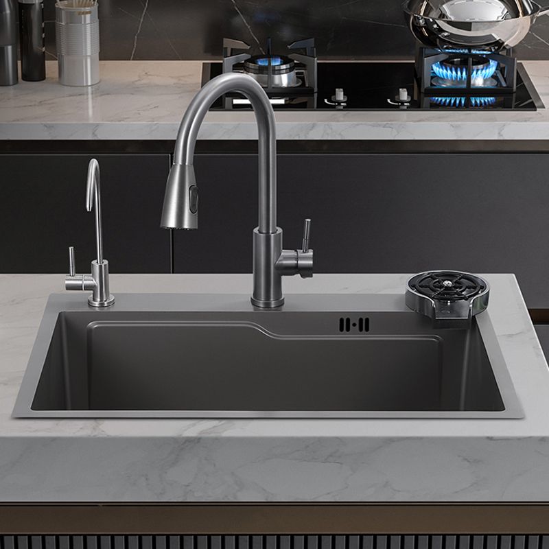 Stainless Steel Kitchen Sink Single Bowl Drop-In Sink with 3 Holes Clearhalo 'Home Improvement' 'home_improvement' 'home_improvement_kitchen_sinks' 'Kitchen Remodel & Kitchen Fixtures' 'Kitchen Sinks & Faucet Components' 'Kitchen Sinks' 'kitchen_sinks' 1200x1200_1f8381a8-2fd3-4205-9e15-ca4cf1f2a4c1
