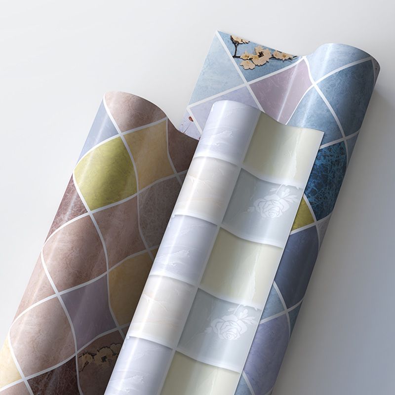 Peel and Stick Wall Tile Plastic Square Mosaic Waterproof Peel and Stick Wall Tile Clearhalo 'Flooring 'Home Improvement' 'home_improvement' 'home_improvement_peel_stick_blacksplash' 'Peel & Stick Backsplash Tile' 'peel_stick_blacksplash' 'Walls & Ceilings' Walls and Ceiling' 1200x1200_1f84ba0a-681e-46b4-9f64-4b7907902f6d