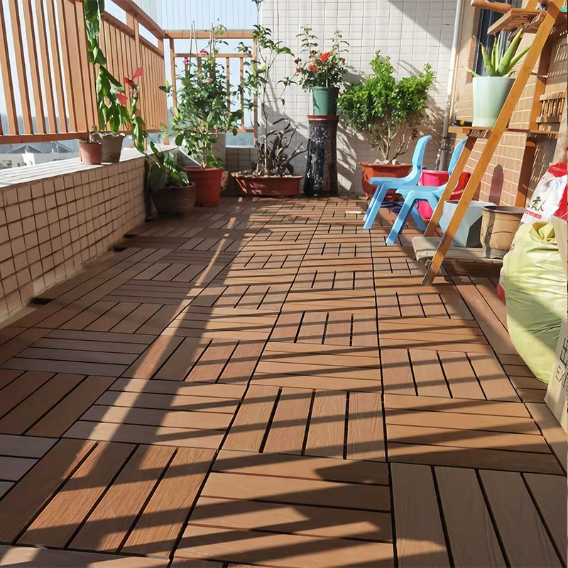 Modern Style Plastic Wood Laminate Flooring Laminate Floor for Outdoor Clearhalo 'Flooring 'Home Improvement' 'home_improvement' 'home_improvement_laminate_flooring' 'Laminate Flooring' 'laminate_flooring' Walls and Ceiling' 1200x1200_1f96749f-d5b8-4716-9d45-8e517067ef1d