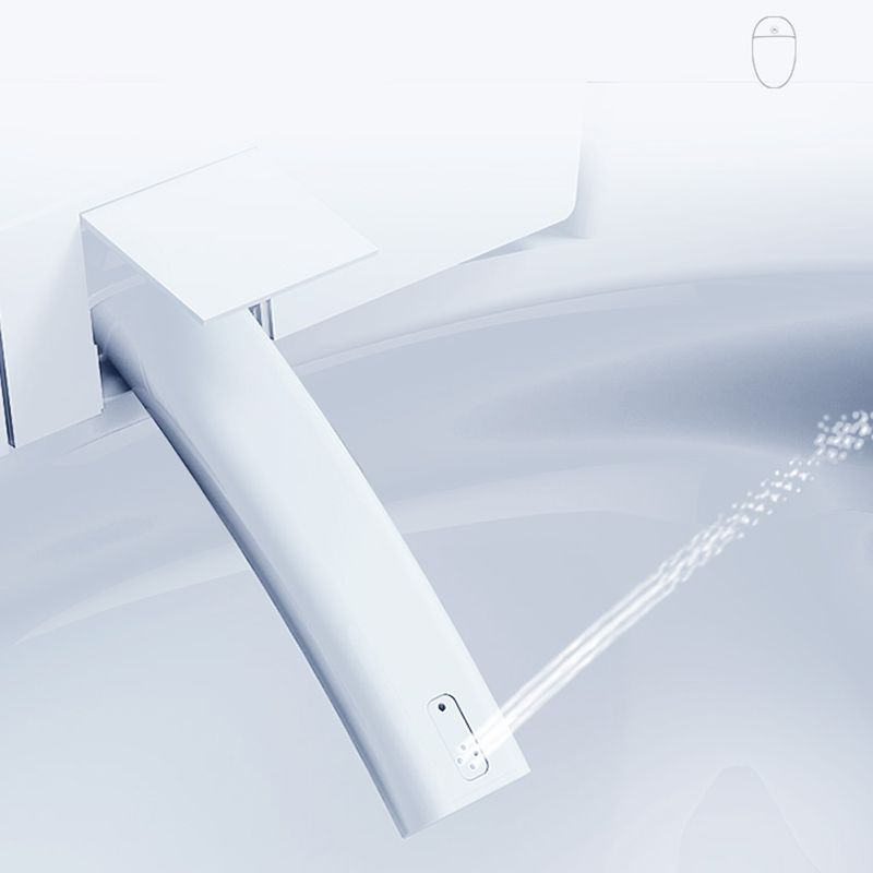 Contemporary Stain Resistant Floor Standing Bidet Elongated Bidet Clearhalo 'Bathroom Remodel & Bathroom Fixtures' 'Bidets' 'Home Improvement' 'home_improvement' 'home_improvement_bidets' 'Toilets & Bidets' 1200x1200_1f9d0857-4770-4e27-a568-aa2c9812b6e8