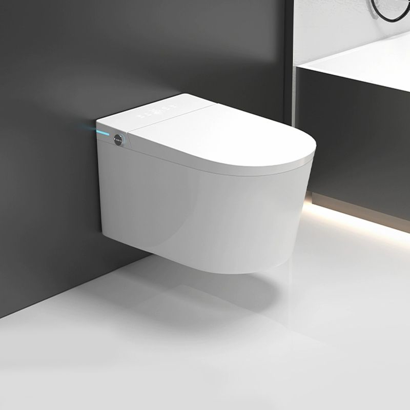Contemporary Antimicrobial Wall Hung Toilet Set with Temperature Control Clearhalo 'Bathroom Remodel & Bathroom Fixtures' 'Bidets' 'Home Improvement' 'home_improvement' 'home_improvement_bidets' 'Toilets & Bidets' 1200x1200_1fb34b23-6c56-46a7-a901-ea72932822f5