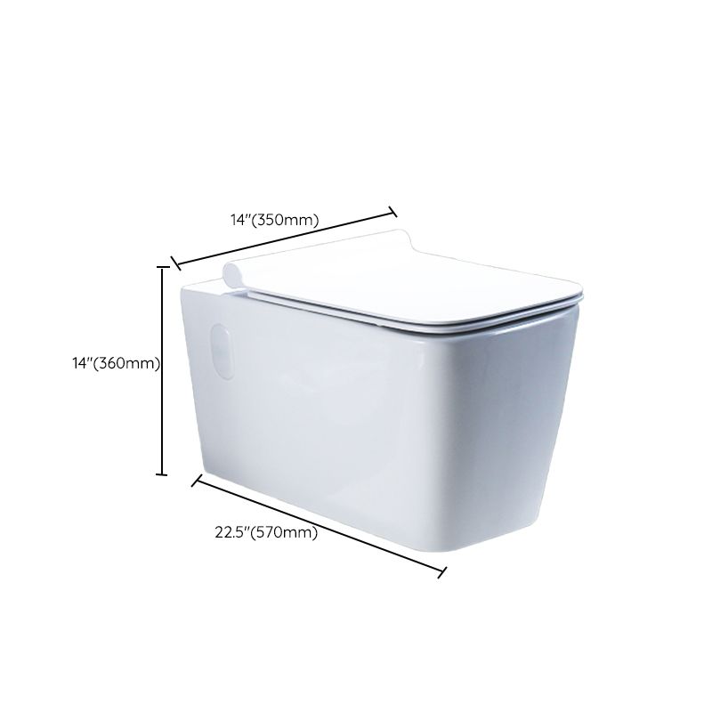 Contemporary Wall Mount Flush Toilet Ceramic Urine Toilet with Seat for Washroom Clearhalo 'Bathroom Remodel & Bathroom Fixtures' 'Home Improvement' 'home_improvement' 'home_improvement_toilets' 'Toilets & Bidets' 'Toilets' 1200x1200_1fc52cc0-51f2-4486-a799-8b3ae2b8518c