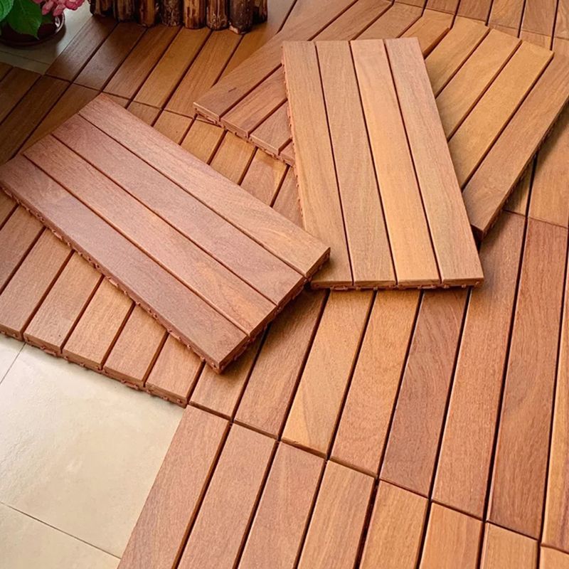 4-Slat Wood Deck/Patio Flooring Tiles Interlocking Installation Floor Board Tiles Clearhalo 'Home Improvement' 'home_improvement' 'home_improvement_outdoor_deck_tiles_planks' 'Outdoor Deck Tiles & Planks' 'Outdoor Flooring & Tile' 'Outdoor Remodel' 'outdoor_deck_tiles_planks' 1200x1200_1fcb55ca-19a5-4d51-907d-102aeaee8ccf
