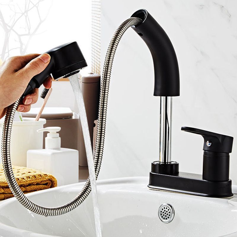 Modern 1-Handle Basin Lavatory Faucet 2 Hole Centerset Bathroom Faucet Clearhalo 'Bathroom Remodel & Bathroom Fixtures' 'Bathroom Sink Faucets' 'Bathroom Sinks & Faucet Components' 'bathroom_sink_faucets' 'Home Improvement' 'home_improvement' 'home_improvement_bathroom_sink_faucets' 1200x1200_1fce7440-0e0f-45a2-963b-80401e29d9a1