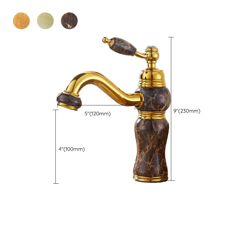 Classic Bathroom Vessel Faucet Lever Handle Circular Vessel Faucet Clearhalo 'Bathroom Remodel & Bathroom Fixtures' 'Bathroom Sink Faucets' 'Bathroom Sinks & Faucet Components' 'bathroom_sink_faucets' 'Home Improvement' 'home_improvement' 'home_improvement_bathroom_sink_faucets' 1200x1200_1fe28007-6f1b-4820-bc8f-1c086268b918