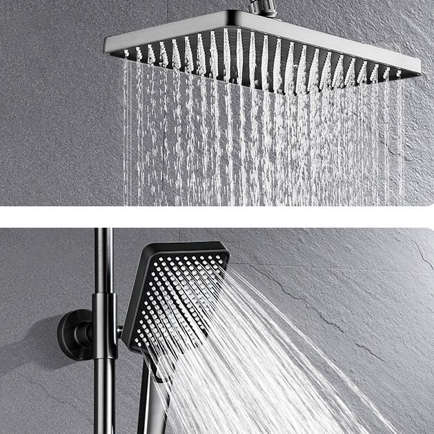 Adjustable Spray Pattern Shower Combo Stainless Steel Shower Faucet Arm Shower Head Clearhalo 'Bathroom Remodel & Bathroom Fixtures' 'Home Improvement' 'home_improvement' 'home_improvement_shower_faucets' 'Shower Faucets & Systems' 'shower_faucets' 'Showers & Bathtubs Plumbing' 'Showers & Bathtubs' 1200x1200_1fe6020d-9f05-4611-9ec0-700da0f98c90