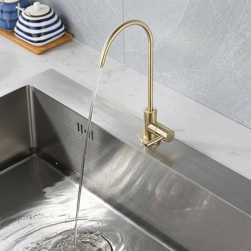 Contemporary Single Handle Kitchen Faucet Pull Down 1-Hold Bar Faucet with No Sensor Clearhalo 'Home Improvement' 'home_improvement' 'home_improvement_kitchen_faucets' 'Kitchen Faucets' 'Kitchen Remodel & Kitchen Fixtures' 'Kitchen Sinks & Faucet Components' 'kitchen_faucets' 1200x1200_200433a9-a5f6-438b-a28e-13d323e6aefa