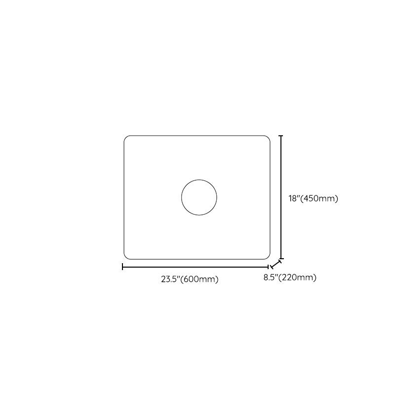 Modern Style Kitchen Sink Quartz Single Bowl Kitchen Sink with Square Shape Clearhalo 'Home Improvement' 'home_improvement' 'home_improvement_kitchen_sinks' 'Kitchen Remodel & Kitchen Fixtures' 'Kitchen Sinks & Faucet Components' 'Kitchen Sinks' 'kitchen_sinks' 1200x1200_200f4e43-cec7-4519-9f65-084389753197