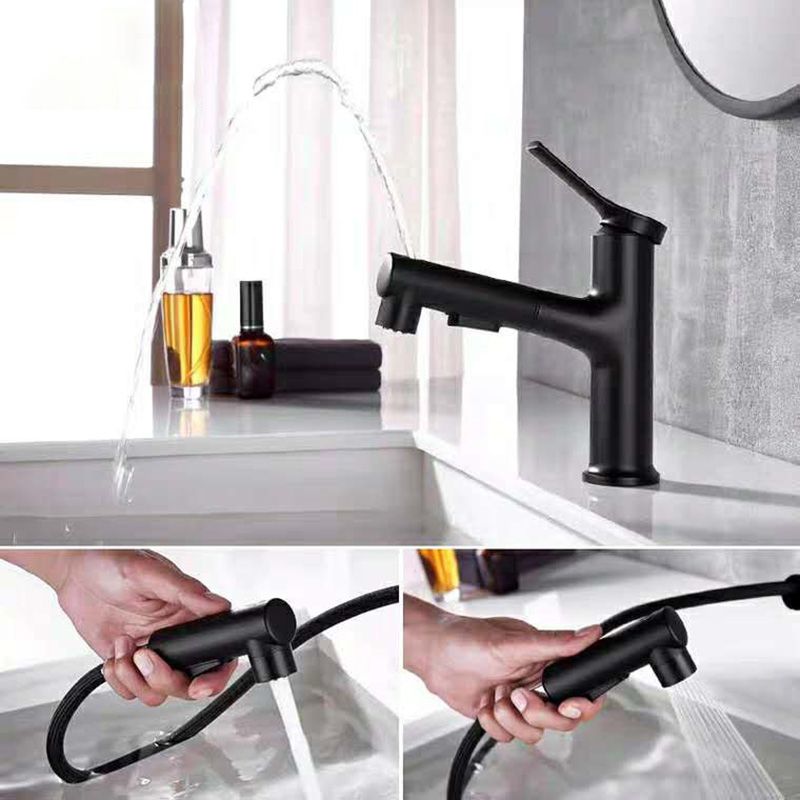Contemporary Sink Faucet Plian Low Arc Centerset Bathroom Faucet Clearhalo 'Bathroom Remodel & Bathroom Fixtures' 'Bathroom Sink Faucets' 'Bathroom Sinks & Faucet Components' 'bathroom_sink_faucets' 'Home Improvement' 'home_improvement' 'home_improvement_bathroom_sink_faucets' 1200x1200_202b2a37-7f36-44ff-913b-f1c352cc126d