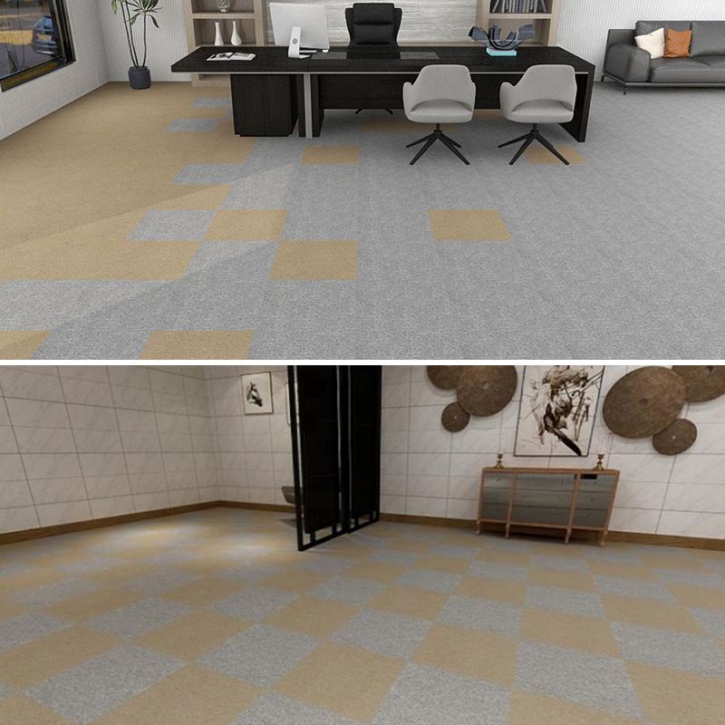 Office Loose Lay Carpet Tiles Dark Color Non-Skid Level Loop Carpet Tile Clearhalo 'Carpet Tiles & Carpet Squares' 'carpet_tiles_carpet_squares' 'Flooring 'Home Improvement' 'home_improvement' 'home_improvement_carpet_tiles_carpet_squares' Walls and Ceiling' 1200x1200_2038e3aa-1c68-4a22-b8a9-93bfdbc34360