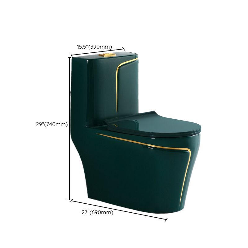 Traditional Green Ceramic Flush Toilet Floor Mounted Urine Toilet for Washroom Clearhalo 'Bathroom Remodel & Bathroom Fixtures' 'Home Improvement' 'home_improvement' 'home_improvement_toilets' 'Toilets & Bidets' 'Toilets' 1200x1200_203e7801-21e6-4f4b-962d-2c3666f7bd82