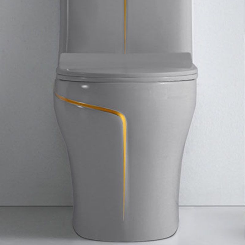 Traditional Floor Mounted Toilet Siphon Jet One-Piece Flush Toilet with Slow Close Seat Clearhalo 'Bathroom Remodel & Bathroom Fixtures' 'Home Improvement' 'home_improvement' 'home_improvement_toilets' 'Toilets & Bidets' 'Toilets' 1200x1200_20403dfc-81f2-4e42-a5f0-e02a032497b0