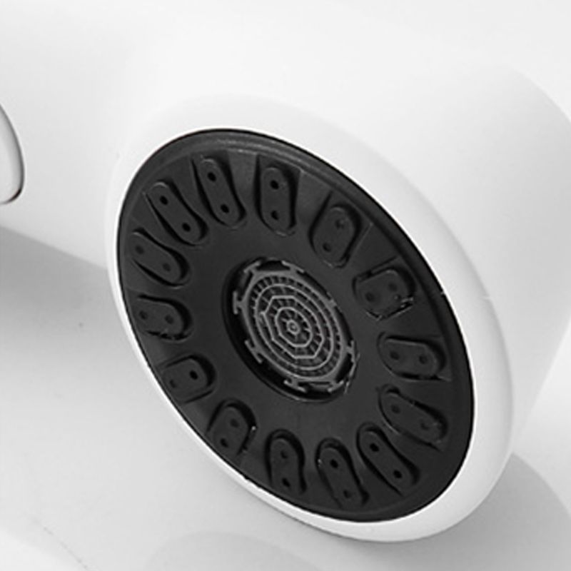 Contemporary Square Lavatory Faucet 1 Hole Bathroom Faucet with Swivel Spout Clearhalo 'Bathroom Remodel & Bathroom Fixtures' 'Bathroom Sink Faucets' 'Bathroom Sinks & Faucet Components' 'bathroom_sink_faucets' 'Home Improvement' 'home_improvement' 'home_improvement_bathroom_sink_faucets' 1200x1200_204ca109-656e-4629-8e4a-daece30cc1f2