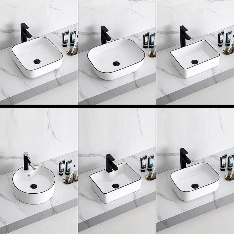 Modern Trough Bathroom Sink Round Trough Bathroom Sink with Basin Clearhalo 'Bathroom Remodel & Bathroom Fixtures' 'Bathroom Sinks & Faucet Components' 'Bathroom Sinks' 'bathroom_sink' 'Home Improvement' 'home_improvement' 'home_improvement_bathroom_sink' 1200x1200_20670aeb-cef0-46cf-aa21-291b06749ec9