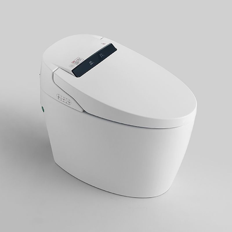 Elongated White Floor Standing Bidet with Heated Seat Contemporary Bidet Clearhalo 'Bathroom Remodel & Bathroom Fixtures' 'Bidets' 'Home Improvement' 'home_improvement' 'home_improvement_bidets' 'Toilets & Bidets' 1200x1200_208bec40-6144-432f-bb5c-525cad9afada