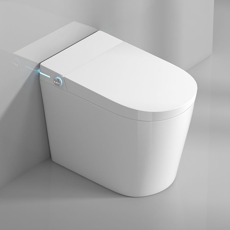 Contemporary Elongated Floor Mount Bidet White Smart Bidet with Bidet And Seat Clearhalo 'Bathroom Remodel & Bathroom Fixtures' 'Bidets' 'Home Improvement' 'home_improvement' 'home_improvement_bidets' 'Toilets & Bidets' 1200x1200_209394c4-784c-4938-93e7-8f96a981dbb9