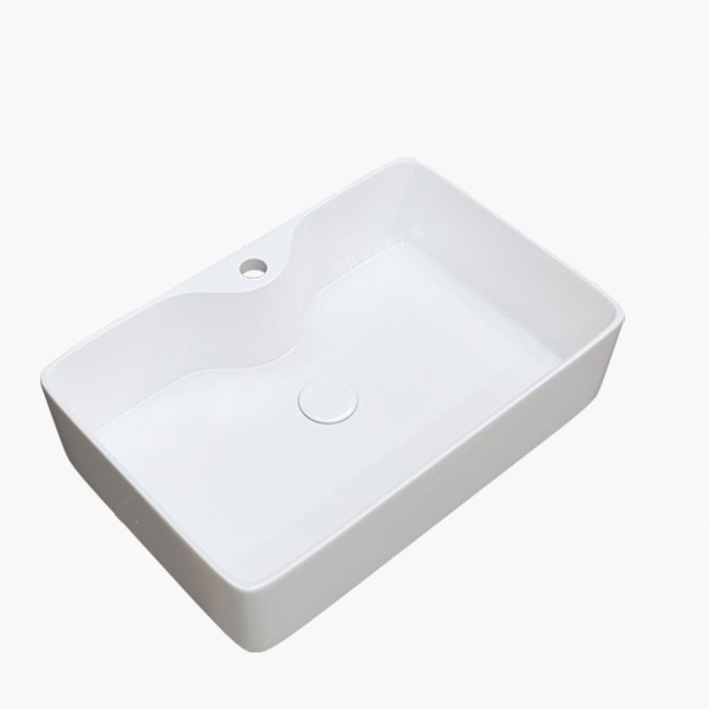 Fade Resistant Bath Sink White Rectangular Ceramic Faucet Vessel Bathroom Sink Clearhalo 'Bathroom Remodel & Bathroom Fixtures' 'Bathroom Sinks & Faucet Components' 'Bathroom Sinks' 'bathroom_sink' 'Home Improvement' 'home_improvement' 'home_improvement_bathroom_sink' 1200x1200_20b32b01-bb36-4b9d-acda-320ca7d63c3c
