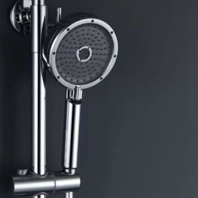 Matte Black Handheld Shower Head Modern 3-Jet Round Wall-Mount Handheld Shower Head Clearhalo 'Bathroom Remodel & Bathroom Fixtures' 'Home Improvement' 'home_improvement' 'home_improvement_shower_heads' 'Shower Heads' 'shower_heads' 'Showers & Bathtubs Plumbing' 'Showers & Bathtubs' 1200x1200_20b69513-0829-44f2-a22a-0e1976e8061a